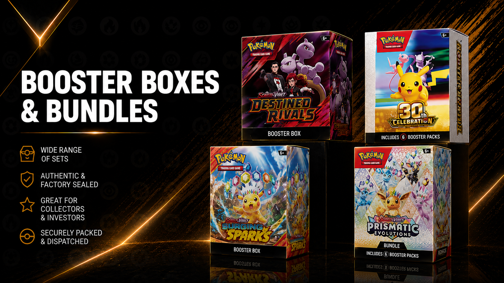 Pokémon Booster Boxes & Bundles