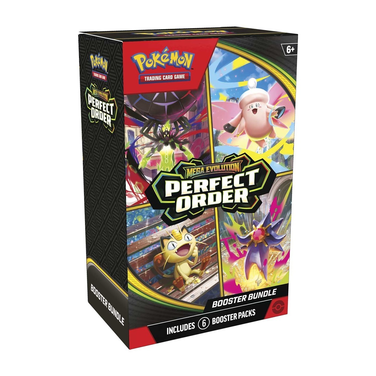 Pokémon TCG: Mega Evolution—Perfect Order Booster Bundle (6 Packs)