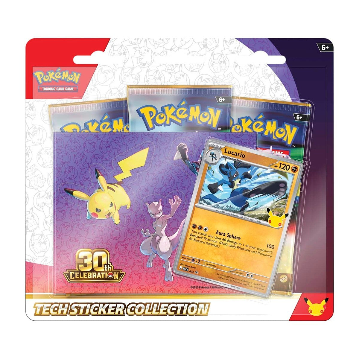 Pokémon TCG 30th Celebration Tech Sticker Collection – Lucario