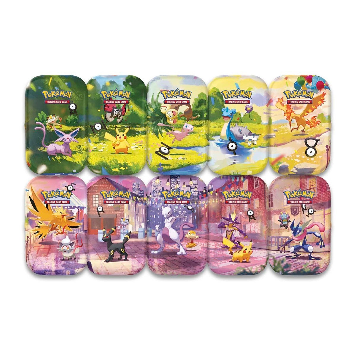 Pokémon TCG 30th Celebration Mini Tins – full range of designs