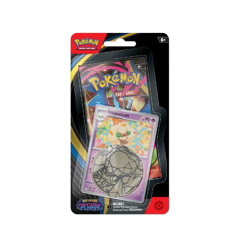 Pokémon TCG: Mega Evolution—Phantasmal Flames Checklane Blister (Whimsicott)