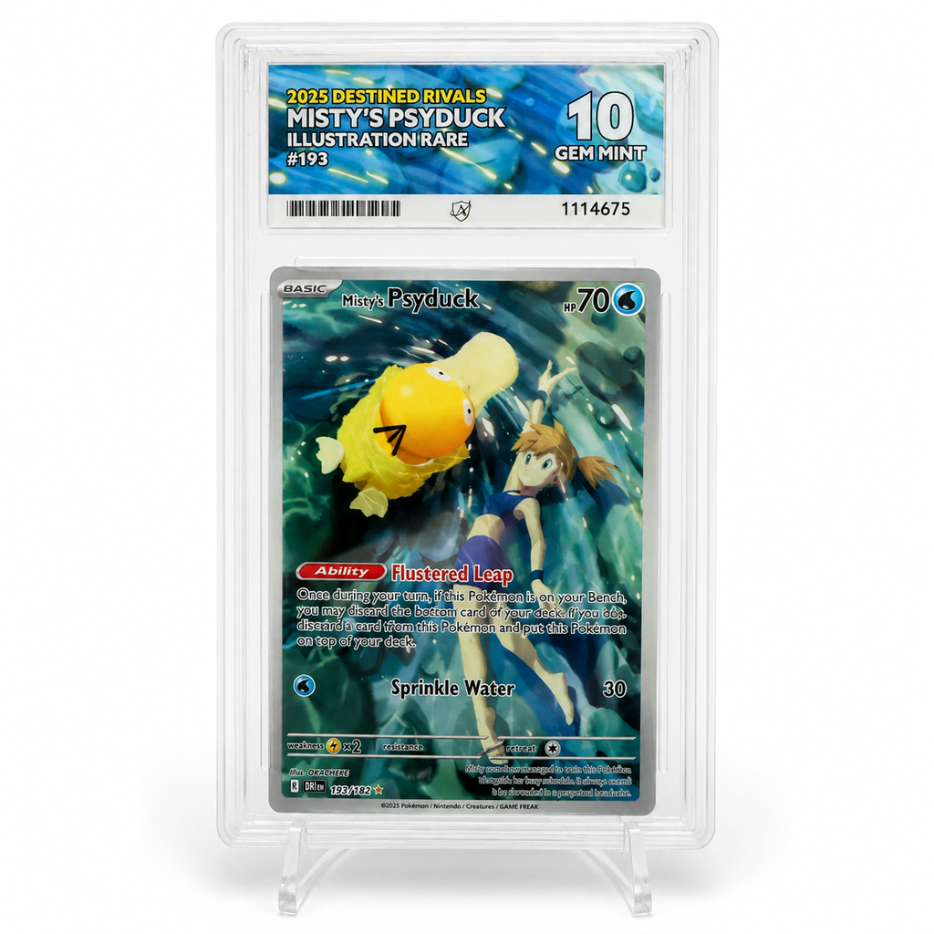 Misty’s Psyduck #193/182 – Destined Rivals – ACE 10 Gem Mint