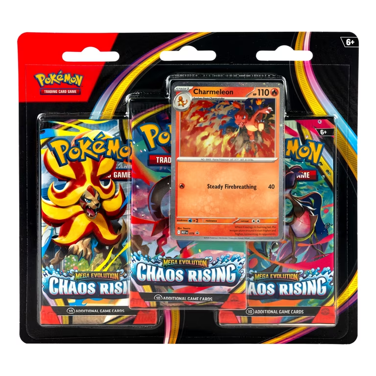 Pokémon TCG: Mega Evolution—Chaos Rising Triple Blister