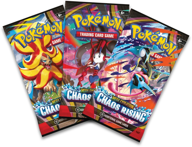 Pokémon TCG: Mega Evolution—Chaos Rising Triple Blister