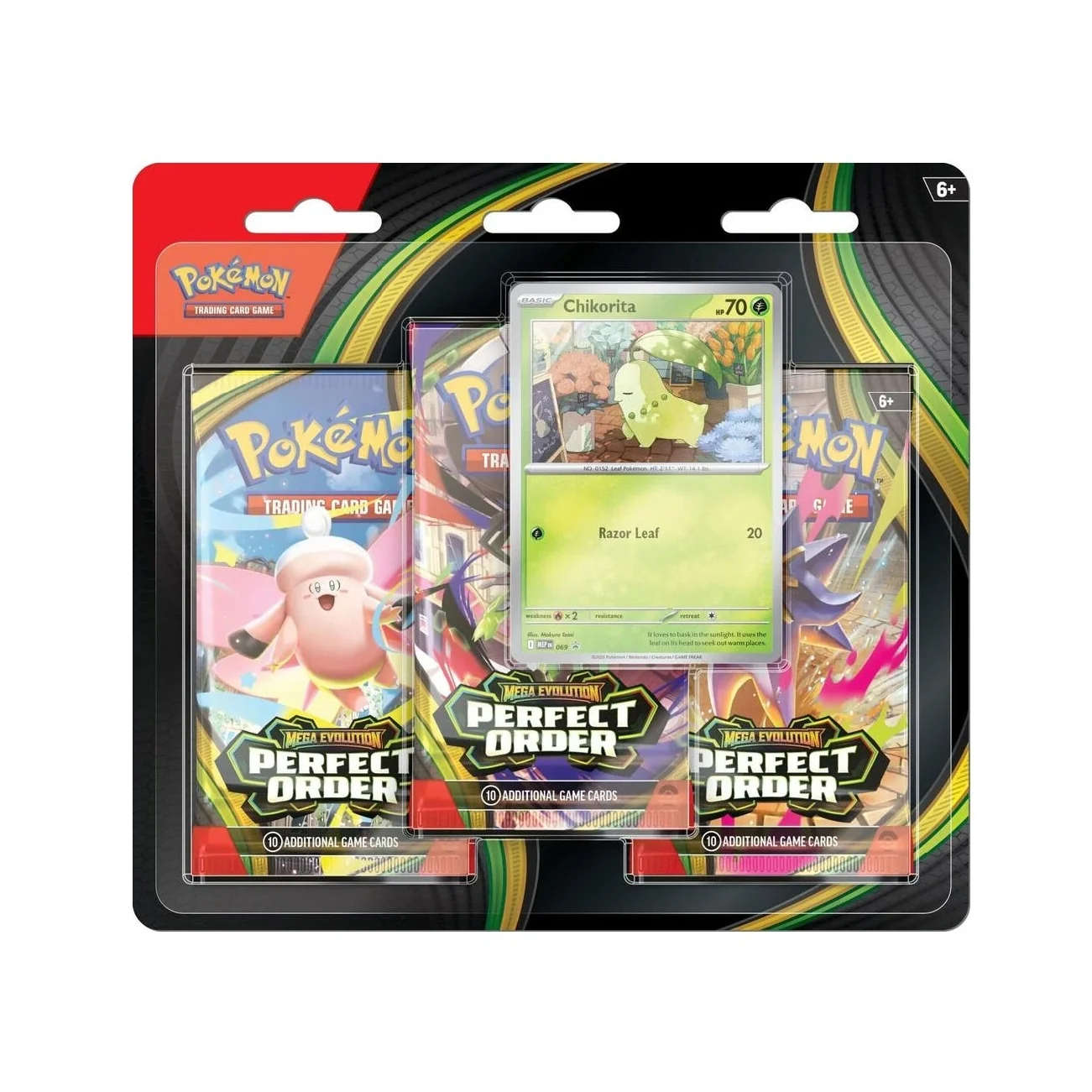 Pokémon TCG: Mega Evolution – Perfect Order Triple Blister Pack