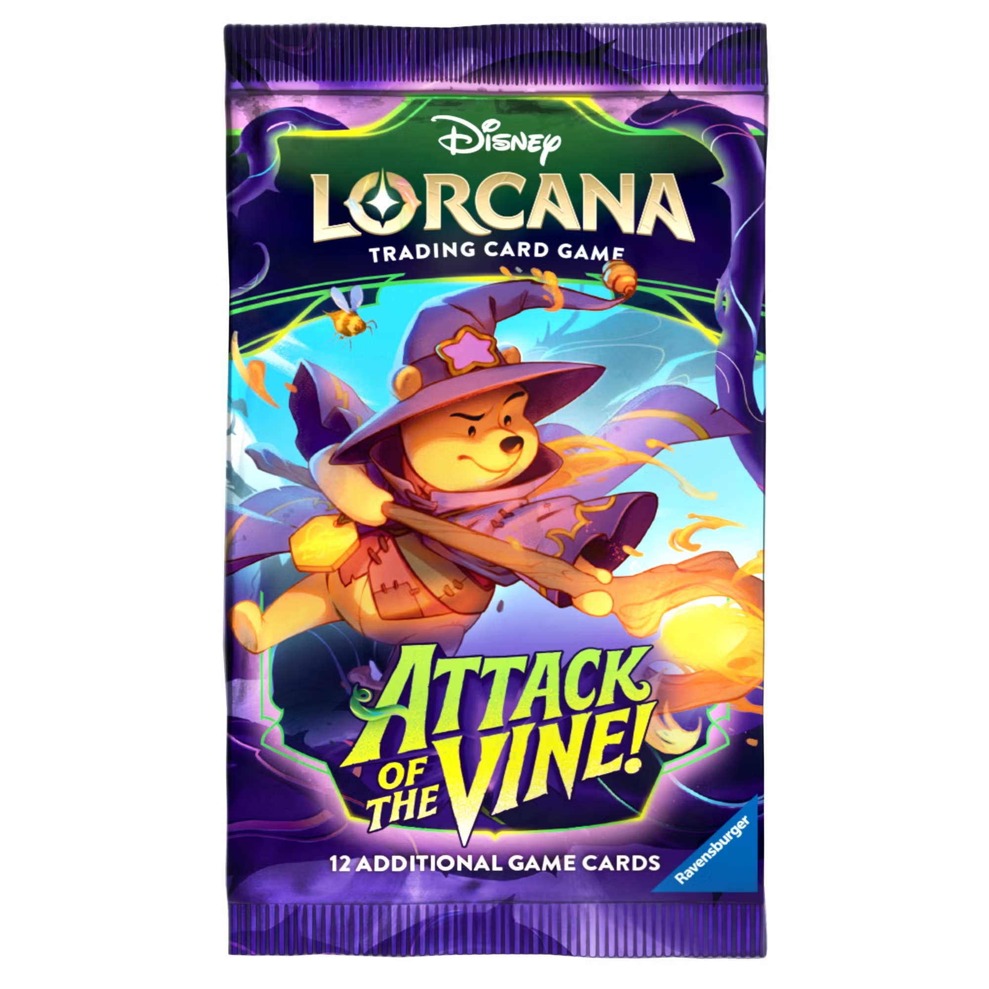 Disney Lorcana Attack of the Vine – 12 Additional Game Cards – Sealed Pack